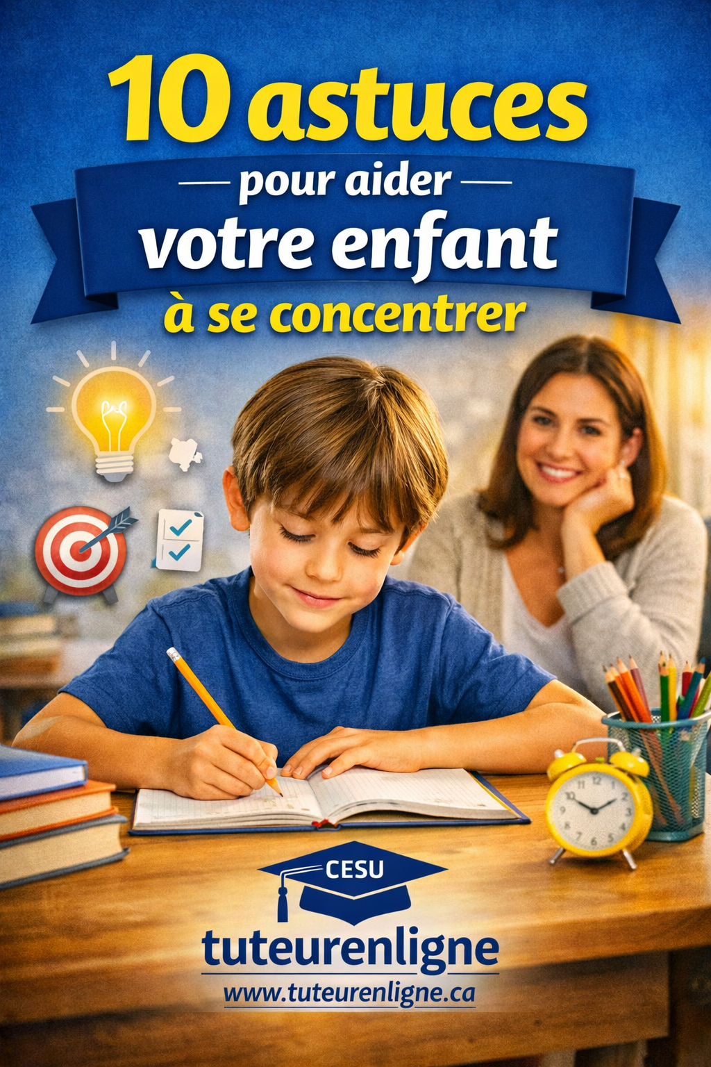 10 astuces pour aider votre enfant à se concentrer